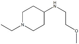 1-ethyl-N-(2-methoxyethyl)piperidin-4-amine Struktur