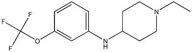 1-ethyl-N-[3-(trifluoromethoxy)phenyl]piperidin-4-amine Struktur