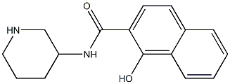 1-hydroxy-N-piperidin-3-yl-2-naphthamide Struktur