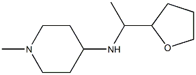 1-methyl-N-[1-(oxolan-2-yl)ethyl]piperidin-4-amine Structure