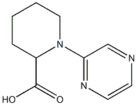 1-pyrazin-2-ylpiperidine-2-carboxylic acid Struktur