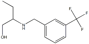 2-({[3-(trifluoromethyl)phenyl]methyl}amino)butan-1-ol Struktur