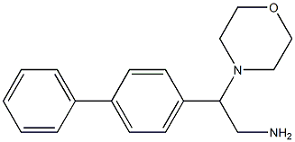 2-(1,1'-biphenyl-4-yl)-2-morpholin-4-ylethanamine Struktur