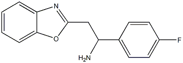 2-(1,3-benzoxazol-2-yl)-1-(4-fluorophenyl)ethan-1-amine Struktur