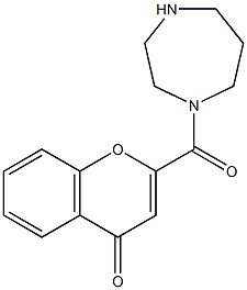 2-(1,4-diazepan-1-ylcarbonyl)-4H-chromen-4-one Struktur