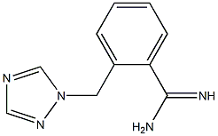 2-(1H-1,2,4-triazol-1-ylmethyl)benzenecarboximidamide Struktur