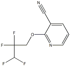 2-(2,2,3,3-tetrafluoropropoxy)pyridine-3-carbonitrile Struktur