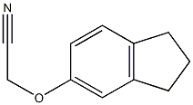 2-(2,3-dihydro-1H-inden-5-yloxy)acetonitrile Struktur