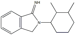 2-(2,3-dimethylcyclohexyl)-2,3-dihydro-1H-isoindol-1-imine Struktur