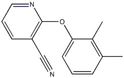 2-(2,3-dimethylphenoxy)nicotinonitrile Struktur