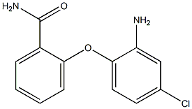 2-(2-amino-4-chlorophenoxy)benzamide Struktur