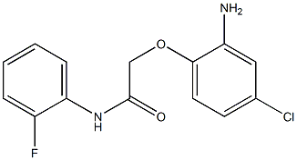 2-(2-amino-4-chlorophenoxy)-N-(2-fluorophenyl)acetamide Struktur