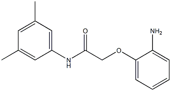 2-(2-aminophenoxy)-N-(3,5-dimethylphenyl)acetamide Struktur