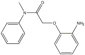 2-(2-aminophenoxy)-N-methyl-N-phenylacetamide Struktur