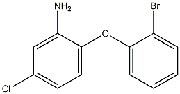 2-(2-bromophenoxy)-5-chloroaniline Struktur