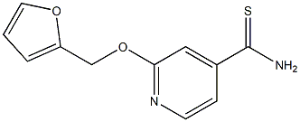 2-(2-furylmethoxy)pyridine-4-carbothioamide Struktur