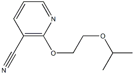 2-(2-isopropoxyethoxy)nicotinonitrile Struktur