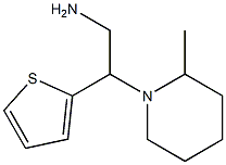 2-(2-methylpiperidin-1-yl)-2-thien-2-ylethanamine Struktur