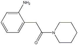 2-(2-oxo-2-piperidin-1-ylethyl)aniline Struktur