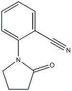 2-(2-oxopyrrolidin-1-yl)benzonitrile Struktur