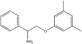 2-(3,5-dimethylphenoxy)-1-phenylethanamine Struktur