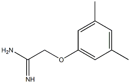 2-(3,5-dimethylphenoxy)ethanimidamide Struktur