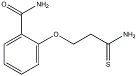 2-(3-amino-3-thioxopropoxy)benzamide Struktur