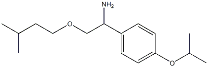 2-(3-methylbutoxy)-1-[4-(propan-2-yloxy)phenyl]ethan-1-amine Struktur