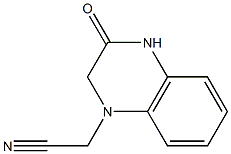 2-(3-oxo-1,2,3,4-tetrahydroquinoxalin-1-yl)acetonitrile Struktur