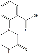 2-(3-oxopiperazin-1-yl)benzoic acid Struktur