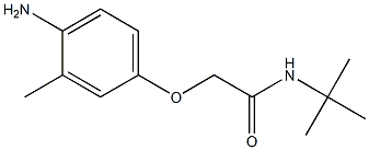 2-(4-amino-3-methylphenoxy)-N-(tert-butyl)acetamide Struktur