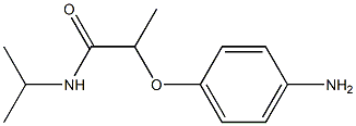 2-(4-aminophenoxy)-N-(propan-2-yl)propanamide Struktur