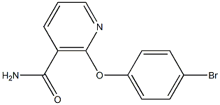 2-(4-bromophenoxy)nicotinamide Struktur