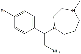 2-(4-bromophenyl)-2-(4-methyl-1,4-diazepan-1-yl)ethan-1-amine Struktur