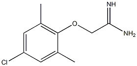 2-(4-chloro-2,6-dimethylphenoxy)ethanimidamide Struktur