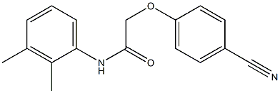 2-(4-cyanophenoxy)-N-(2,3-dimethylphenyl)acetamide Structure