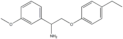 2-(4-ethylphenoxy)-1-(3-methoxyphenyl)ethanamine Struktur