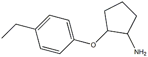 2-(4-ethylphenoxy)cyclopentanamine Struktur