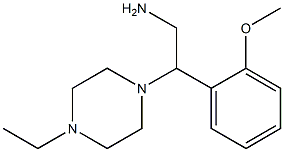 2-(4-ethylpiperazin-1-yl)-2-(2-methoxyphenyl)ethanamine Struktur