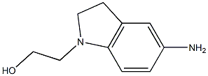 2-(5-amino-2,3-dihydro-1H-indol-1-yl)ethan-1-ol Struktur