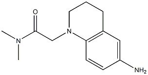 2-(6-amino-1,2,3,4-tetrahydroquinolin-1-yl)-N,N-dimethylacetamide Struktur