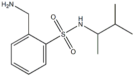 2-(aminomethyl)-N-(3-methylbutan-2-yl)benzene-1-sulfonamide Struktur