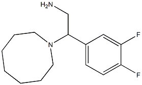 2-(azocan-1-yl)-2-(3,4-difluorophenyl)ethan-1-amine Struktur