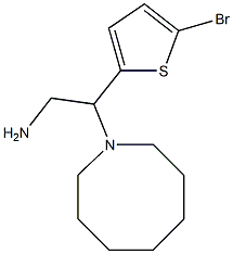 2-(azocan-1-yl)-2-(5-bromothiophen-2-yl)ethan-1-amine Struktur