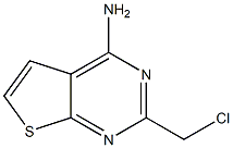 2-(chloromethyl)thieno[2,3-d]pyrimidin-4-amine Struktur