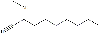 2-(methylamino)nonanenitrile Struktur