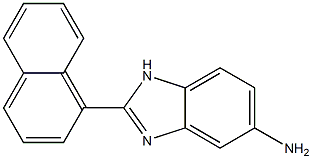 2-(naphthalen-1-yl)-1H-1,3-benzodiazol-5-amine Struktur