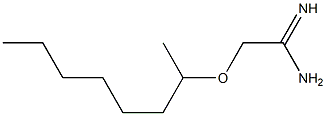 2-(octan-2-yloxy)ethanimidamide Struktur