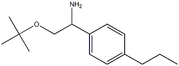 2-(tert-butoxy)-1-(4-propylphenyl)ethan-1-amine Struktur