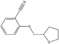 2-(tetrahydrofuran-2-ylmethoxy)benzonitrile Struktur